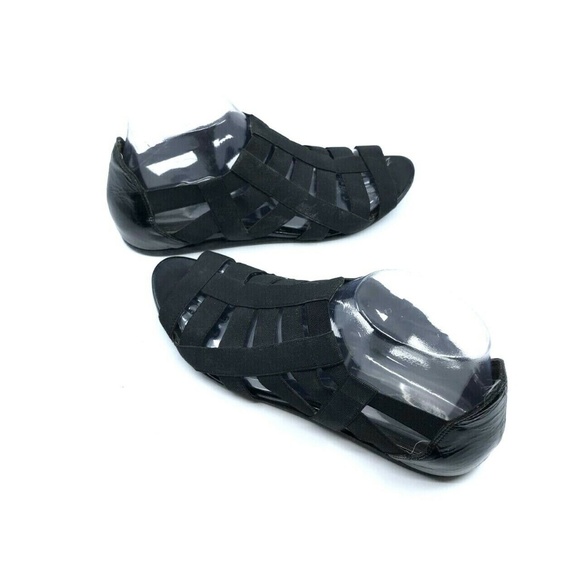 Donald J Pliner Estee Gladiator Sandal Sz 7M Black - Picture 4 of 8